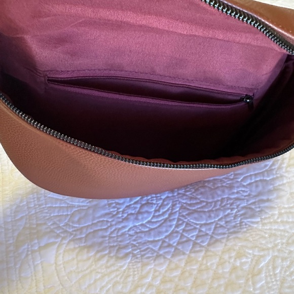 Brown Leather Crossbody Bag - Picture 4 of 8